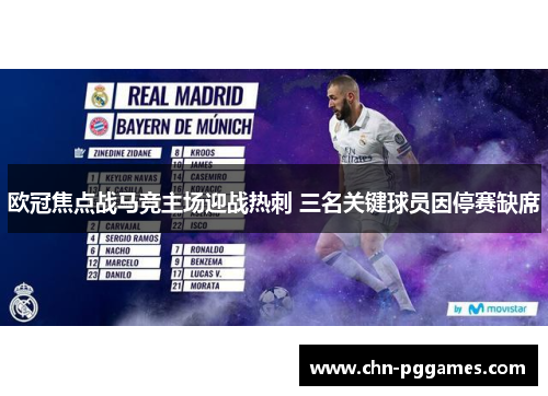 欧冠焦点战马竞主场迎战热刺 三名关键球员因停赛缺席